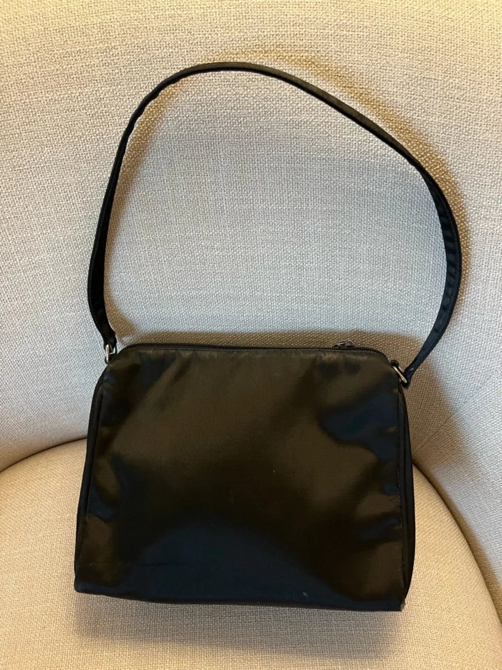 VTG Kate Spade New York Claire 90s Y2K 2000 Nylon Black Bag Purse